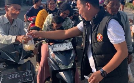 Karang Taruna Way Urang Gelar Aksi Sosial Ramadhan Berbagi