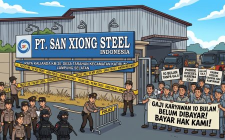 Satu Tahun Tanpa Kepastian, Ratusan Buruh PT Sanxiong Steel Terjepit Gaji Macet dan Sikap 'Dingin' Pemerintah