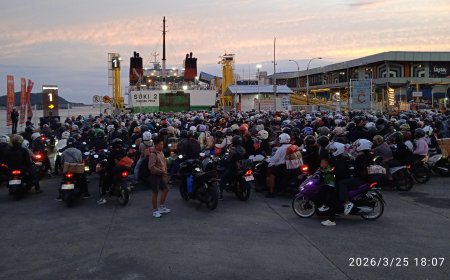 Arus Balik Membludak,119 Ribu Orang Tinggalkan Sumatera, Pengemudi Motor Melonjak Drastis