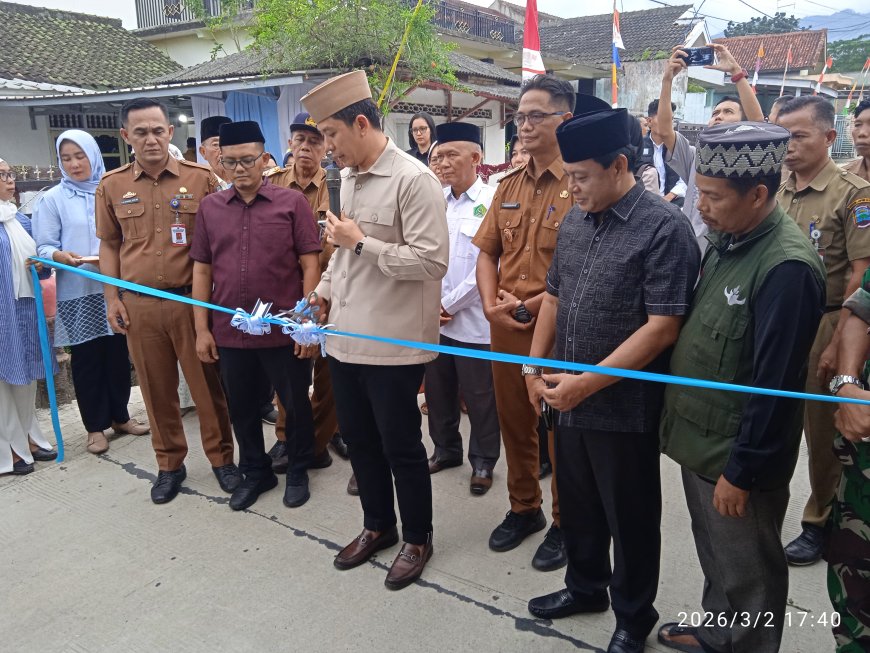 Jalan Ruas Strategis di Lampung Selatan Diresmikan Bupati