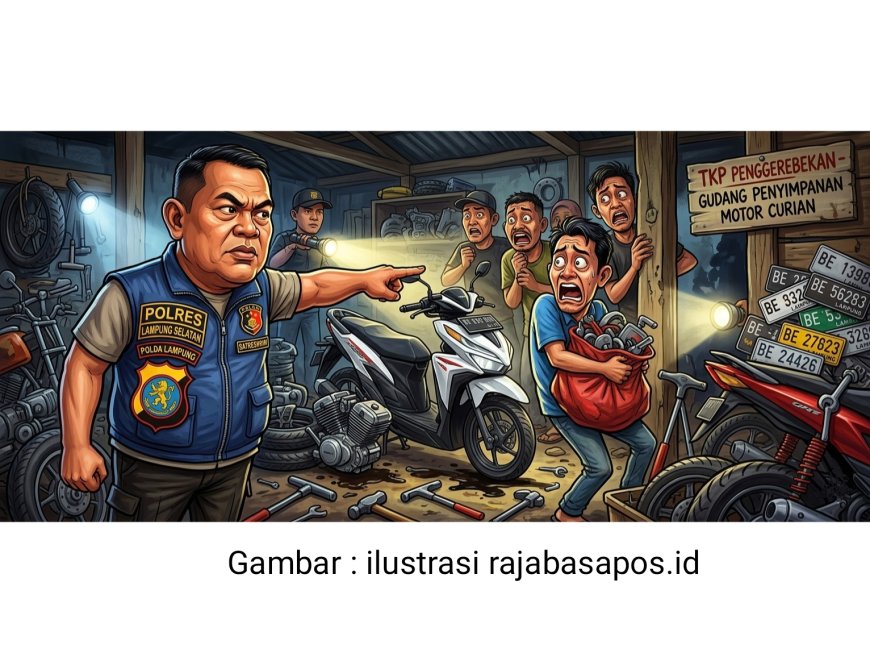 Polisi Gerebek Persembunyian Pencuri Motor demi Amankan Jalur Mudik