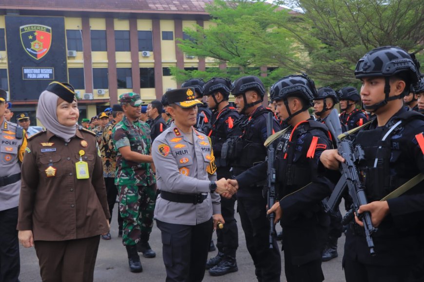 Polda Lampung Pastikan Kesiapan Personel Lewat Apel Operasi Ketupat 2026