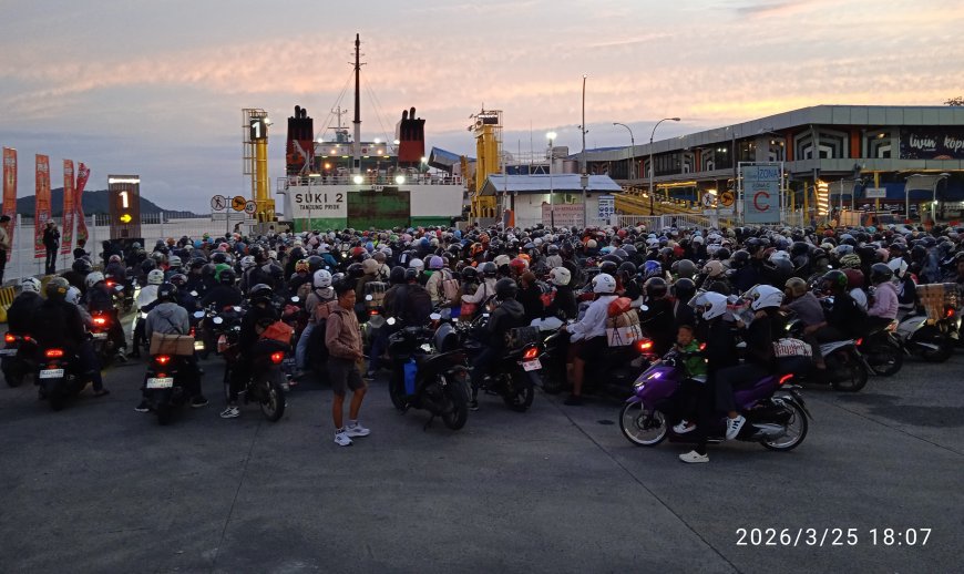 Arus Balik Membludak,119 Ribu Orang Tinggalkan Sumatera, Pengemudi Motor Melonjak Drastis