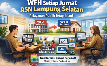 ASN LAMSEL Kini WFH Setiap Jumat, Pelayanan Publik Tetap Gas Pol