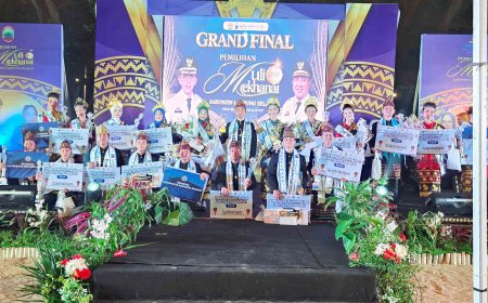 Maura & Rizky Resmi Sandang Mahkota Muli Mekhanai Lampung Selatan 2026