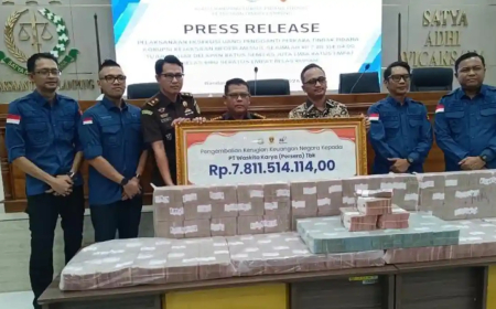 Gunung Uang Rp7,8 Miliar di Kejati, Hasil Korupsi Tol Lampung Akhirnya Pulang ke Negara