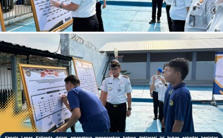 WAR ON HALINAR, Lapas Kalianda Tabuh Genderang Perang Melawan Narkoba dan Pungli