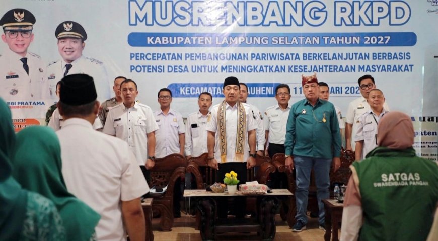 Wabup Syaiful Anwar Gebrak Musrenbang 2027: Bakauheni Jadi Poros Ekonomi Baru