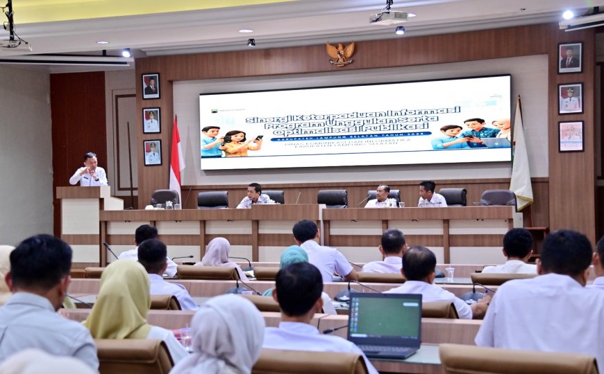 Pemkab Lamsel Tutup Celah Hoaks, Semua Informasi Wajib Satu Pintu Lewat Kominfo