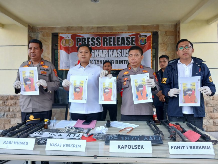 Komplotan 'Tikus' Kabel Lintas Kabupaten Diciduk di Tanjung Bintang, Positif Narkoba & Gasak Puluhan Gardu
