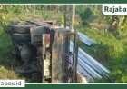 Mantan Kepsek Tewas Ditabrak Truk Box Oleng di Jalinsum Lamsel