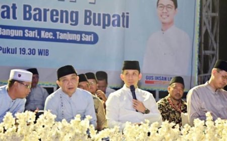 Ribuan Jemaah Tumpah Ruah, Bupati Egi Bagi-Bagi Hadiah Umrah di Acara 'Shobat'