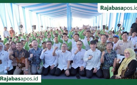 Menko Pangan ZulHas Turun Gunung ke Lamsel: Pastikan Pupuk Aman & Harga Gabah Anti-Anjlok
