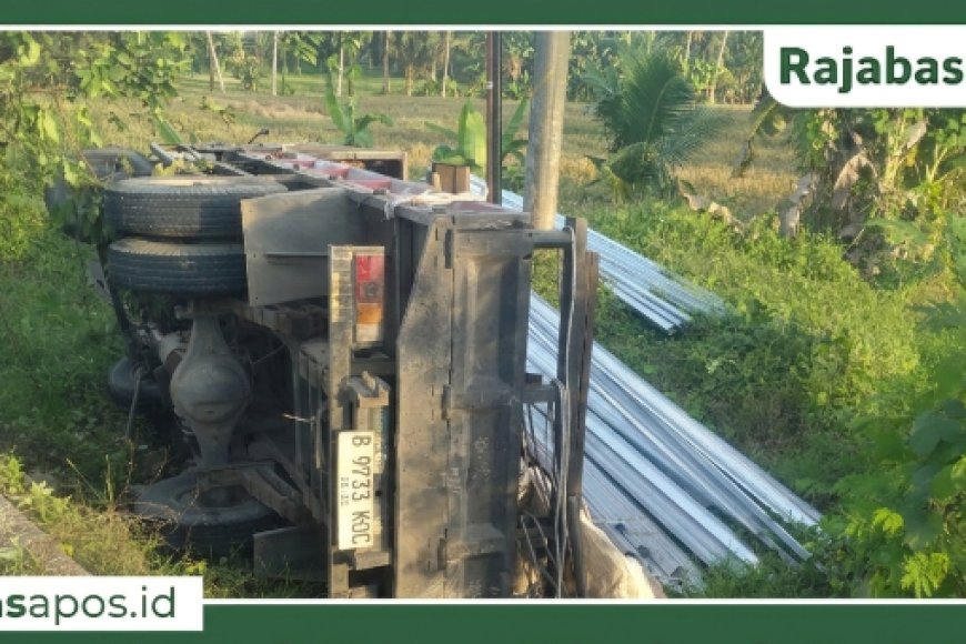 Mantan Kepsek Tewas Ditabrak Truk Box Oleng di Jalinsum Lamsel
