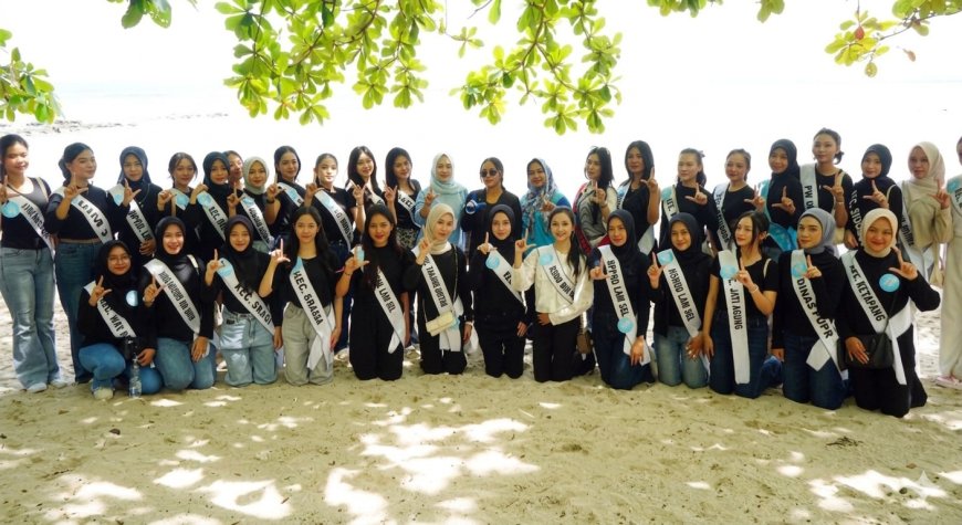 GEBRAKAN ZITA ANJANI, Sulap Pantai Semukuk Jadi 'Hidden Gem' Finalis Muli Mekhanai Dikasih Tugas Berat