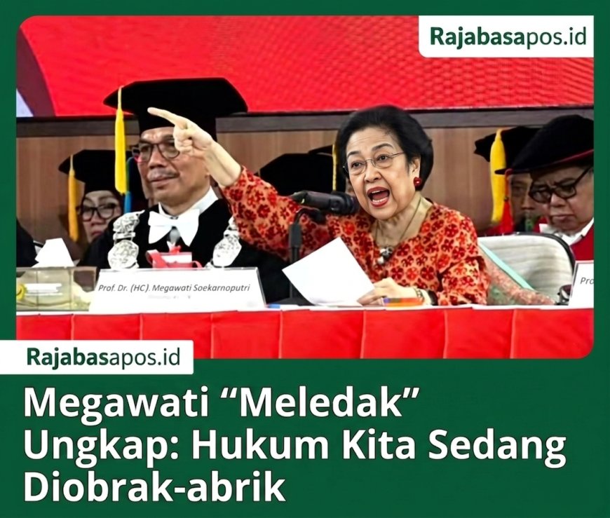 Megawati "Meledak" di Ruang Kebangsaan: Hukum Kita Sedang Diobrak-abrik