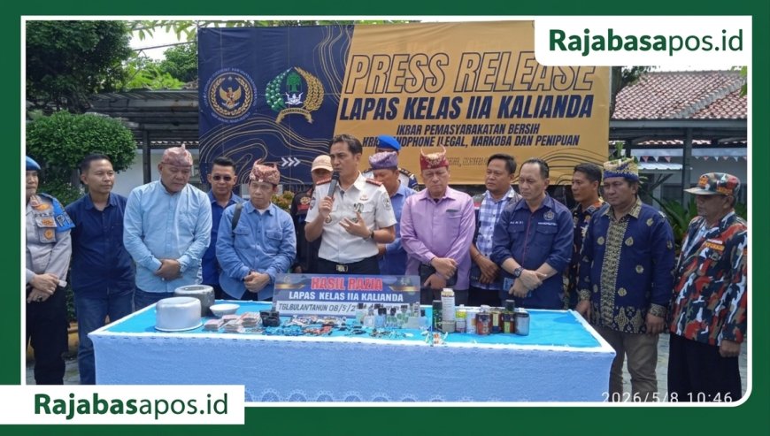 Razia Besar-Besaran di Lapas Kalianda, Petugas Temukan Senjata Tajam Rakitan hingga Gelas Kaca