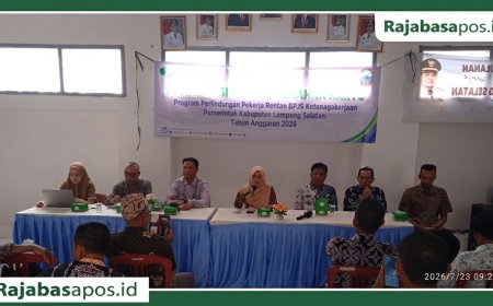 Pemkab Lampung Selatan Gelontorkan BPJS Ketenagakerjaan untuk Ribuan Pekerja Rentan
