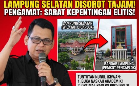 Rencana Pencaplokan 9 Desa Lampung Selatan Disorot Tajam, Pengamat Sebut Sarat Kepentingan Elitis