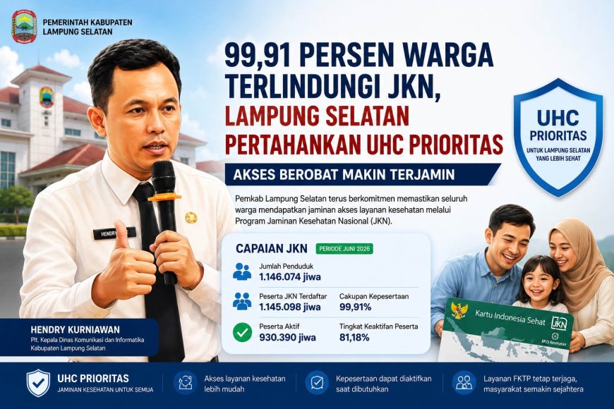 99,91 Persen Warga Kini Terlindungi JKN, UHC Prioritas Resmi Digenggam
