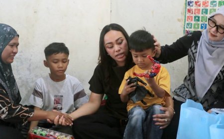 Zita Anjani Datangi Anak Penderita Hemofilia di Lampung Selatan, Janjikan Akses Berobat dan Sekolah Aman