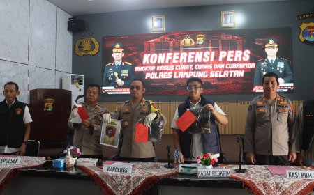 Dua Bandit Curanmor di Kalianda Digulung Polisi dari Persembunyian