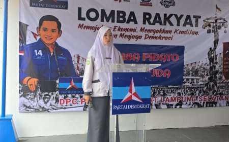 Gebrakan Demokrat Lamsel: 12 Pelajar Adu Gengsi di Lomba Pidato AHY Muda