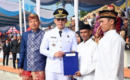 422 WBP Lapas Kalianda Disiram Remisi HUT ke-81 RI, 6 Napi Langsung Bebas