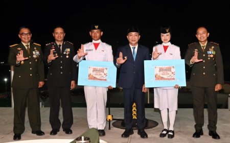 Tuntas Kibarkan Merah Putih, 42 Paskibraka Lampung Selatan Resmi Dilepas