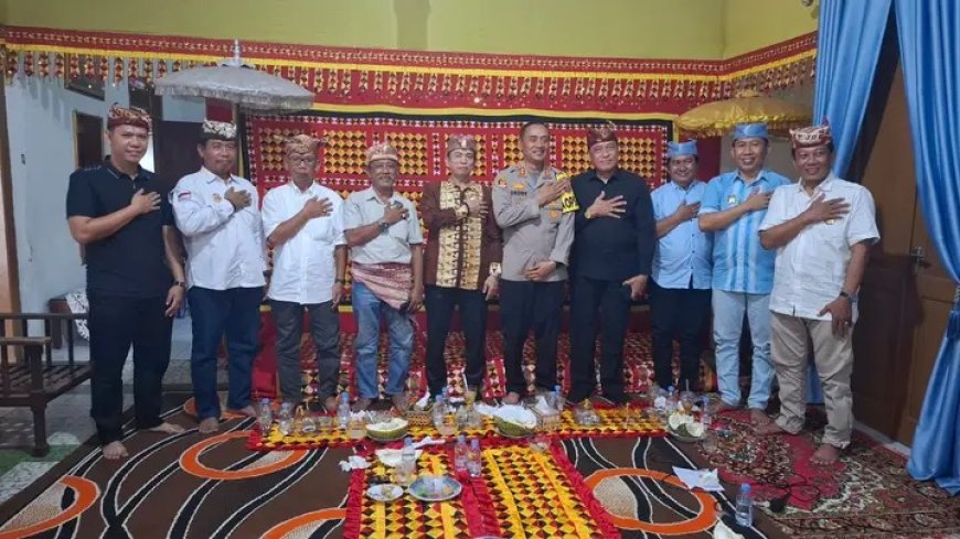 Sowan ke Lamban Balak Marga Legun, Kapolres Lampung Selatan Perkuat Benteng Kamtibmas Bersama Tokoh Adat