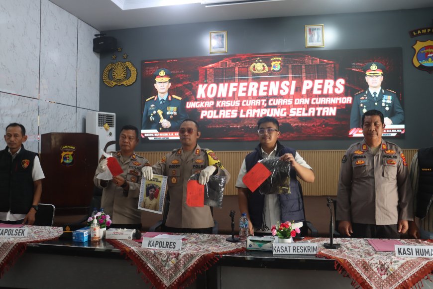 Dua Bandit Curanmor di Kalianda Digulung Polisi dari Persembunyian