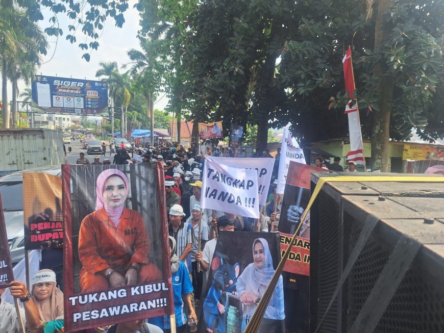 Massa LSMB Geruduk Kejati Lampung, Desak Penetapan Tersangka TPPU SPAM Pesawaran