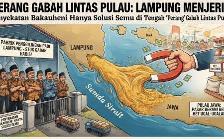 Pabrik Beras Lampung Menjerit: Penyekatan Bakauheni Hanya Solusi Semu di Tengah "Perang" Gabah Lintas Pulau