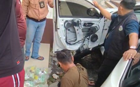 Kurir Antar Provinsi Gagal Selundupkan 40 Kg Sabu Senilai Rp40 Miliar dalam Bodi HR-V Putih