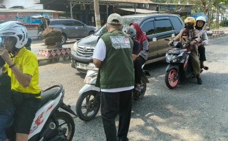 BAZNAS LAMPUNG SELATAN GERAK CEPAT, 3.000 MASKER DISIKAT HABIS DI JALANAN