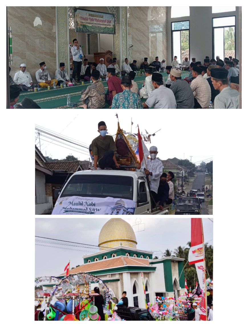 Warga Desa Padan Tumpah Ruah, Konvoi  Peringati Maulid Nabi 1448 H di Tengah Badai Abu Vulkanik