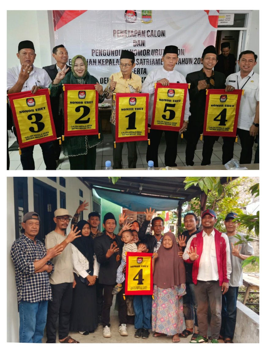 ABUDIN, KANDIDAT NOMOR URUT 4, USUNG VISI RAPIH MENUJU ERA EMAS 8 TAHUN