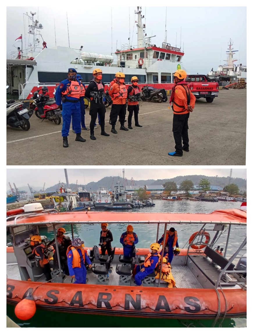 TIM SAR GABUNGAN DIBAWAH KOMANDO POLDA LAMPUNG SISIR SELAT SUNDA, TARGET TEMUKAN 5 JURNALIS DAN 3 KRU KAPAL YANG HILANG KONTAK