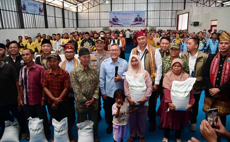 Zulhas kunjungi Kopdes Pisang Lamsel, Usung 5 Pilar Ekonomi Kerakyatan