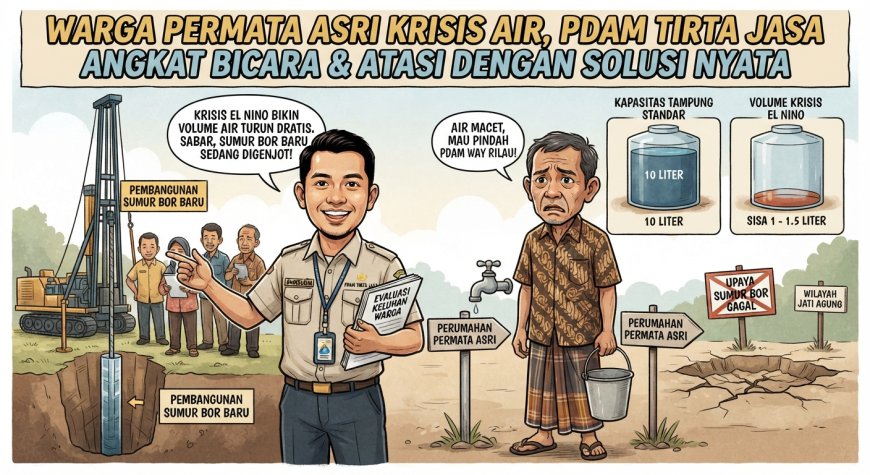 Warga Permata Asri Krisis Air, PDAM TJ Angkat Bicara