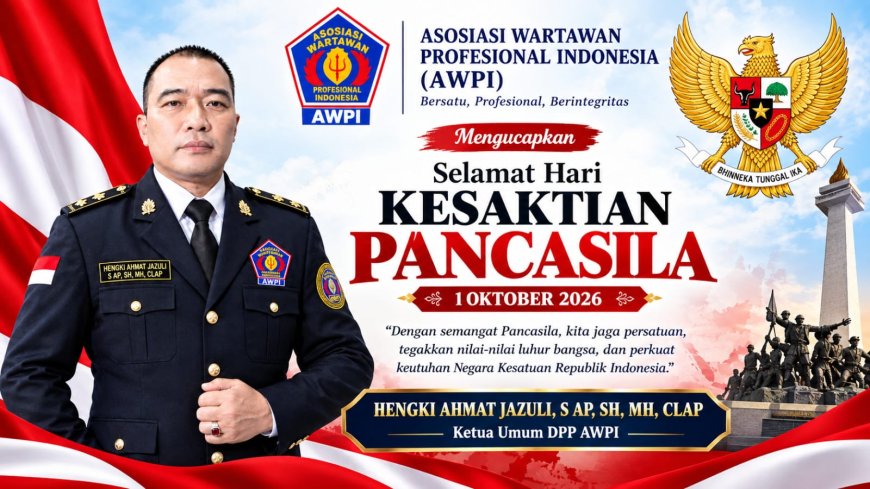 Ketua Umum DPP AWPI Serukan Semangat Pancasila: Jaga NKRI, Kawal Indonesia Emas